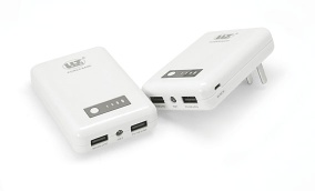 LLT-X28 portable power bank with direct plug in