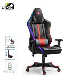 Cheap High Back LED Light Rocker RGB Reclining Armrest Premium Silla PC Computer Gamer Ergonomic Swivel Office Gaming Chair