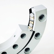 XSU 140644 cross roller slewing bearing without gear teeth 714*574*56mm - XSU 14 0644