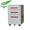 3 drawer steel mobile filing cabinet