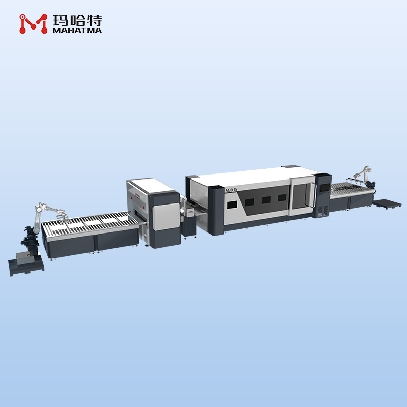 Laser Cutting equipment with shear line for metal sheets