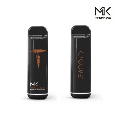 Black and white colors pc material good taste Mask king cigone disposable e cigarette