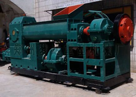 Coal gangue vacuum brick machine