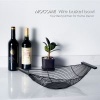 Mocome Boat Wire Fruit Basket Black