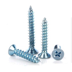 Countersunk head (flat head) Self tapping screw Cross recess (Phillips) Galvanized screw manufacturer