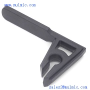 Precision casting metal parts with black powder coating, with competitive price and best quality