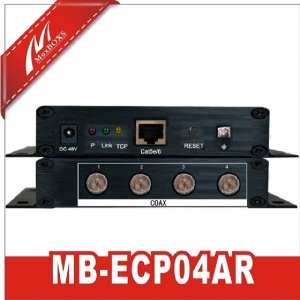 4-CH POE Switch Over Coax/POE Receiver Hub