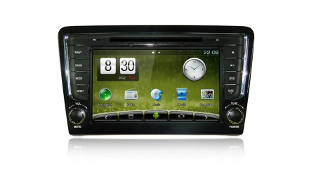 Quad Core Android4.2 HD Car Navigation for 2013 Vw Santana (8in CH, 102460 0) Car DVD Player (Dt5252sh- H)