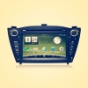 central multimedia IX35 Android Quad-Core and Wince Dual System Car Pad for Originally Without Amplifier (Dt3247s-H)