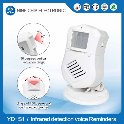 Mini Intelligent Body induction voice prompts burglar alarm