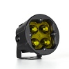 3012 Series round type street legal auxiliary led fog lights with yellow lens - SKU# 5G3621