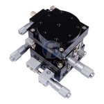 xyz Translation Stage plus Rotation Stage, xyz plus Rotary Stage, xyz Stage plus Rotary Platform, xyz and Rotating Stage