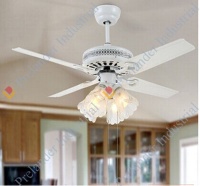 Ceiling Fan with Light Iron Blades 42inch 48inch 52inch