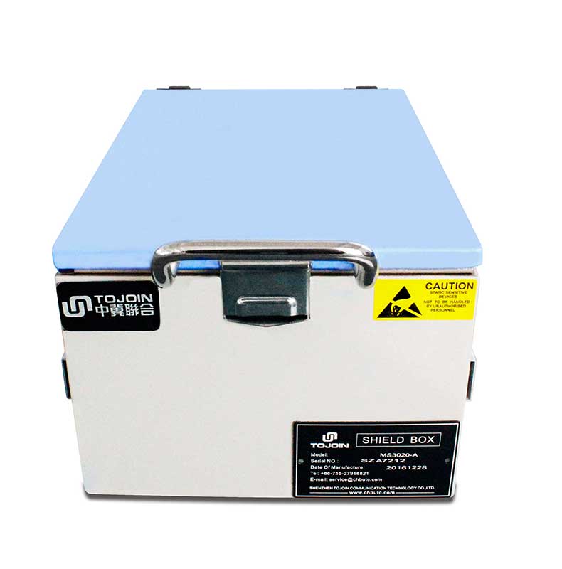 ①　MS3020-A is a mini shielding box with small size, light weight, easy operation and good shielding performance.