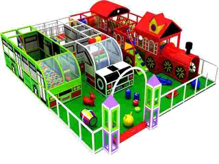 Bus Style Indoor Playground