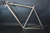 Supply best price for 700C titanium road bike frame from China factory