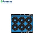 30-40KW intercooler 80-120KW radiator induction fans heat dissipation auto cooling system for 10~12 meter fuel/natural gas bu