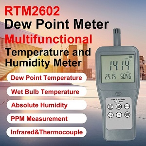 Infrared Dew Point Meter PPM Meter