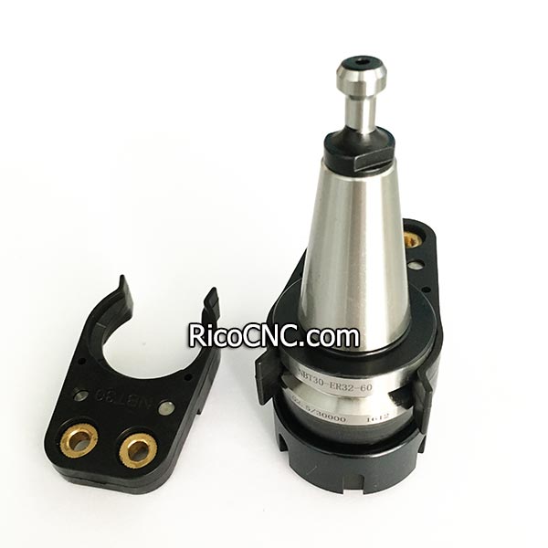 This black plastic tool holder clamping finger is the BT30 CNC tool clip.
