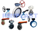 PVC CPVC PVDF PP Butterfly valve