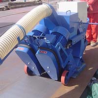 Steel Surface Sandblast Cleaning