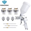 RONGPENG H827 Air Paint Spray Gun Water Based HVLP 1.4 1.7 2.0mm Nozzle Airbrush Pneumatic Tool For Primer Finish Coat