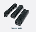 Rubber track pads in GTW, Bolt on rubber pad, Clip on rubber pad ,Chain type pad Paver bolt on pad