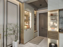 Entrance door vestibule cabinet simply put sundries