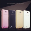 For Samsung Note 2! Metal Aluminum +Slim Back Case For Samsung Galaxy Note2 N7100 Luxury Hybrid Hard Armor Case
