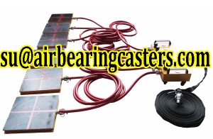 Air caster air bearing works principle