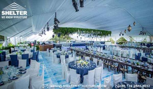 30 x 40m Tent with Curved Roof for Outdoor Wedding