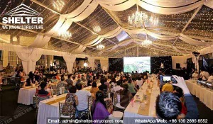 15 x 20 Clear Structure Tent for Products Launch