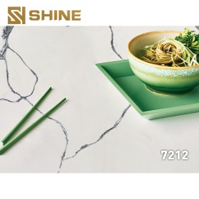 Luxury Modern Design Artificial Quartz Stone Slab Glossy Marble for Kitchen Villa Bedroom Hotel Bathroom Countertop