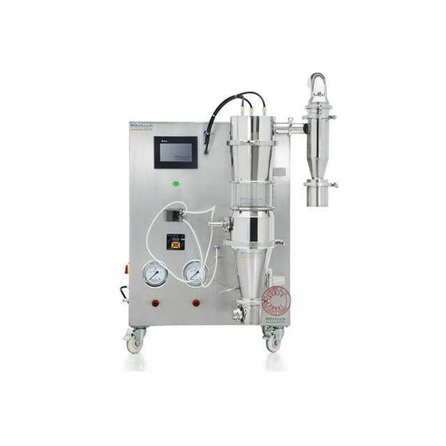 YC-1800 low temperature spray dryer can not only achieve low inlet air temperature spray drying but also can be dried at high temperature when needed.