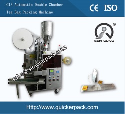 Double Chamber Tea Bag Packing Machine