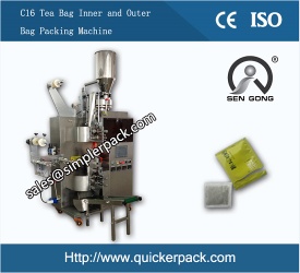 Inner and Outer Tea Bag Packing Machine