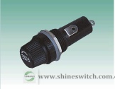 Shanghai Sinmar Electronics HJ-101A Fuse Holders 10A250VAC 2PIN Solder Terminal Fuse Holders