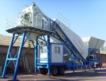YHZS25,YHZS30,YHZS35,YHZS40,YHZS50,YHZS60 YHZS75,YHZS100 MOBILE CONCRETE BATCHING PLANT CONCRETE MIXING PRODUCTION LINE