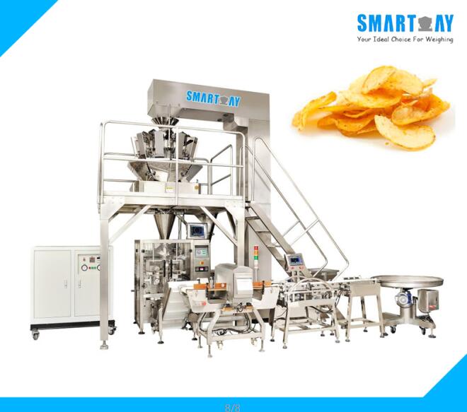 chips packing machine line