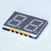 0.39" 2-digit ultra thin segment led display anode blue numeric smd display