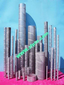 spiral seam welded perforated tubes