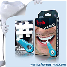 At-home cleaning teeth tools from China Teeth Whitening Kits manufacturer
