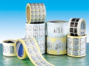 We produce adhesive sticker, label