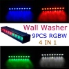 led stage bar 9*3w rgb wall washer
