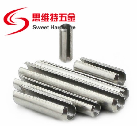 304 stainless steel spring slot pin