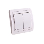 2 gang flush wall switch