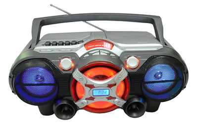 portable cd boombox cassette player