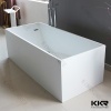 Smooth Freestanding Solid Surface Bathroom Tubs Oval Rectangular OEM