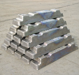 Lead ingot，used for making special type of Lead Alloys, Lead Sub Oxide and semi conductors