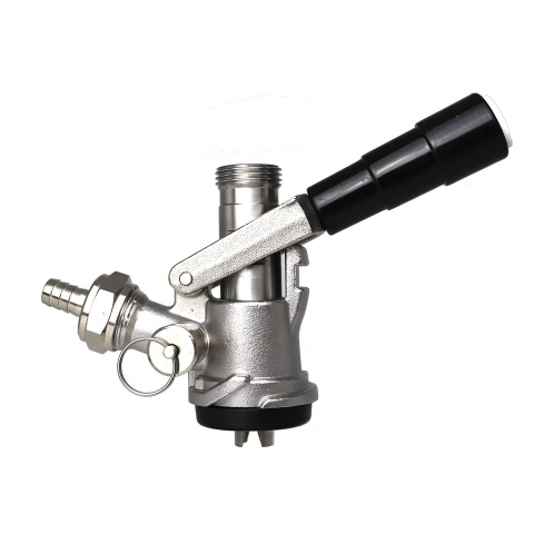 European Sankey Keg Coupler valve S Type Draft Beer Dispenser Tap With Safety Pressure Relief Valve